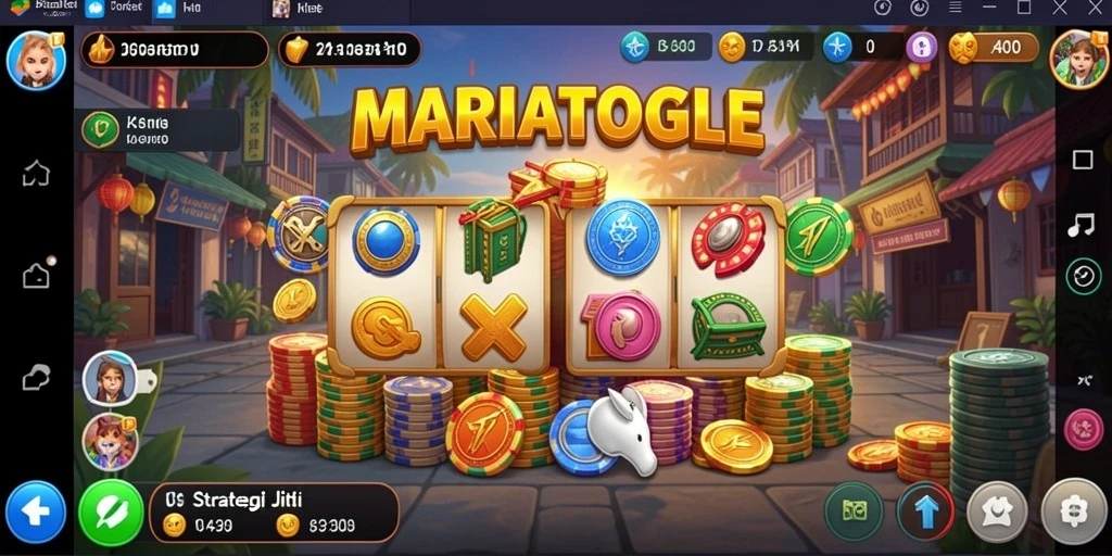 Tampilan gameplay MARIATOGEL yang menegangkan dan penuh strategi.