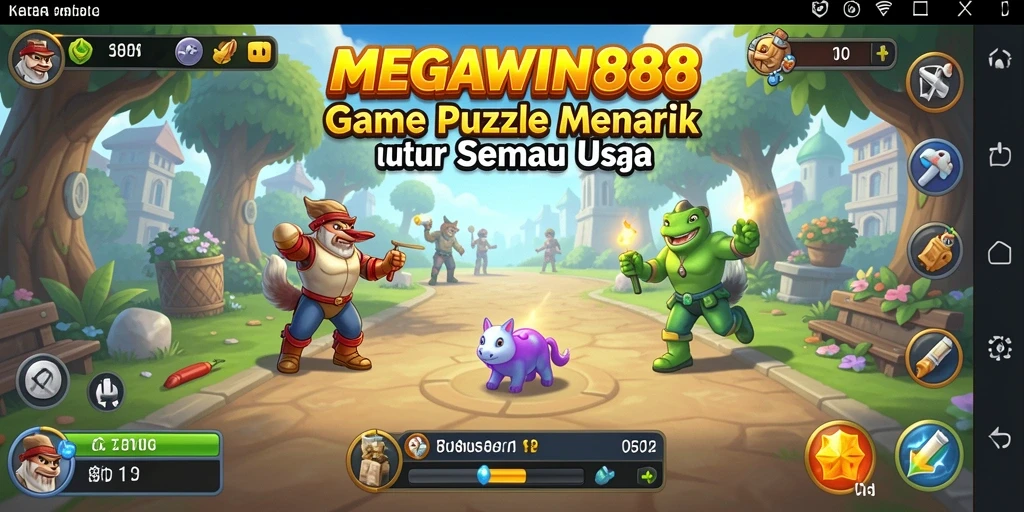Tampilan gameplay menantang dalam MEGAWIN888 yang membuat pemain terpacu.