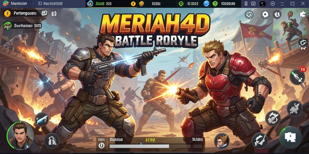 Tampilan gameplay seru dan penuh aksi di MERIAH4D.
