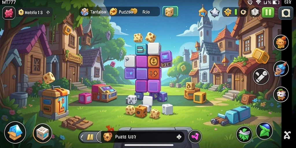 Tampilan gameplay MT777 yang menantang dan menarik dalam menyelesaikan teka-teki.