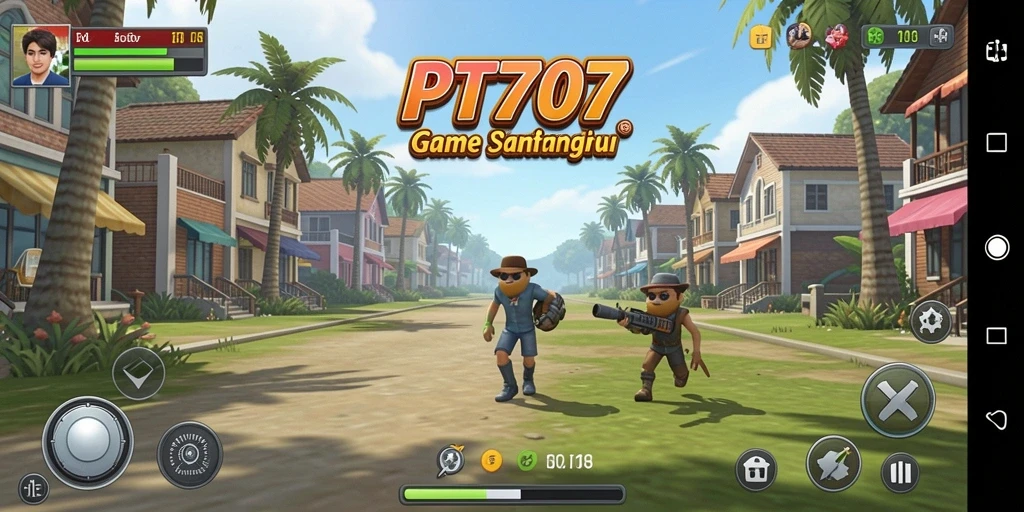 Tampilan screenshot PT707 yang menunjukkan gameplay santai dan menghibur.