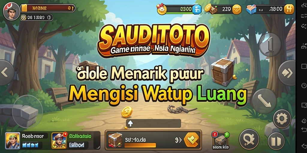 Tampilan gameplay SAUDITOTO yang mengasyikkan dan interaktif.