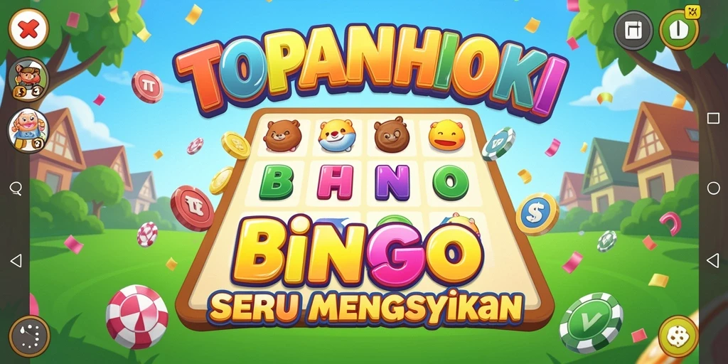 Tampilan gameplay seru dalam game Bingo TOPANHOKI.
