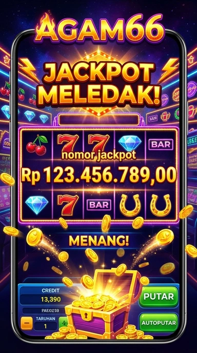 Tampilan antarmuka utama aplikasi agam66.